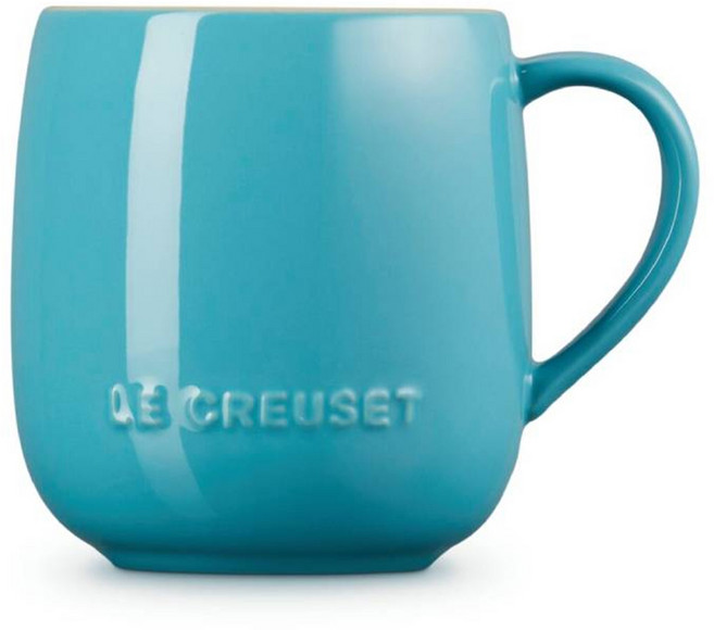LE CREUSET 蛋蛋馬克杯 380ml, 土耳其藍, 1個