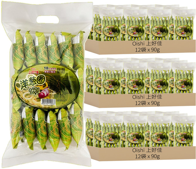 Oishi 上好佳 洋蔥圈, 90g, 36袋