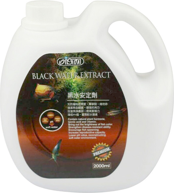 ISTA 伊士達 優質黑水安定劑 軟水 弱酸性 微量元素 增豔, 1瓶, 2000ml