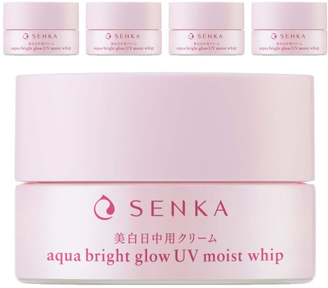 SENKA 專科 台灣公司貨 水透亮白輕盈日霜 SPF 25PA++, 50g, 5罐