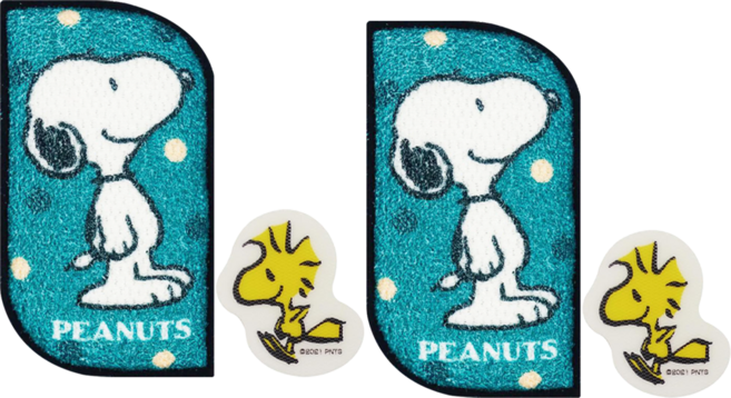 SOWA 創和 SNOOPY 史努比 洗碗海綿 15 x 9cm + 掛勾 4.5 x 3.7cm, 1個, 2組