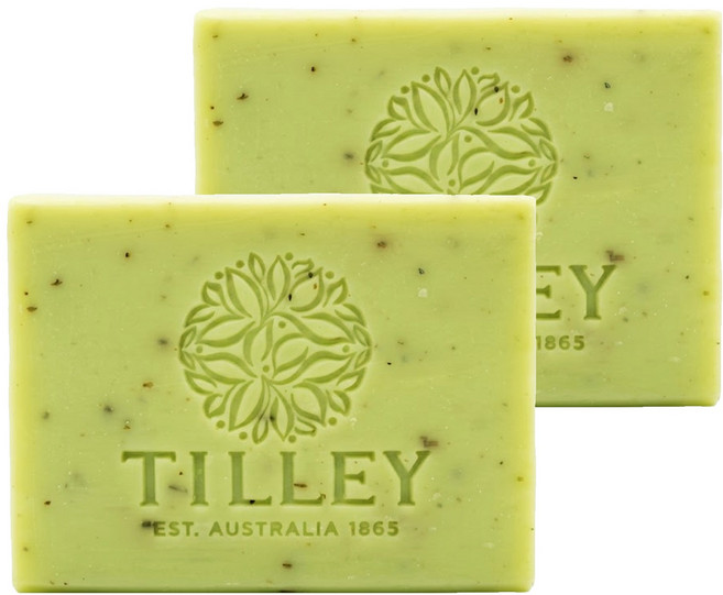 TILLEY 緹莉 經典香皂 木蘭與綠茶, 100g, 2個