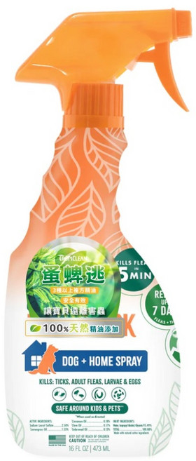 TROPICLEAN 巧倍麗 犬用 蚤蜱逃 驅蚤噴劑, 1瓶