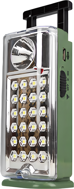 MAX STAR 太星電工 夜巡俠 彩色輕巧LED充電式照明燈, 1個, 綠色