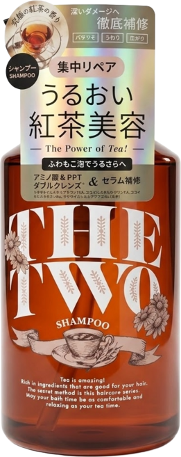 THE TWO 保濕修護洗髮精 伯爵紅茶, 520ml, 1瓶