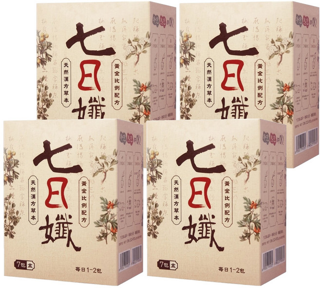 Dr.C Biotech 家家生醫 七日孅, 4g, 7包, 4盒
