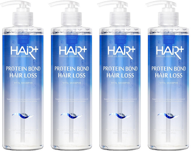 HAiR Plus 蛋白質護理洗髮精, 500ml, 4個