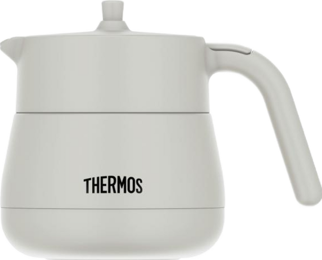 THERMOS 膳魔師 不鏽鋼保溫壺, 淺灰色, 450ml, 1個