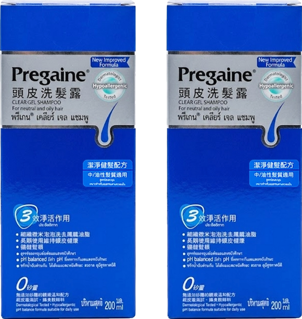 落建 頭皮洗髮露 潔淨健髮配方 中/油性髮質適用, 200ml, 2瓶