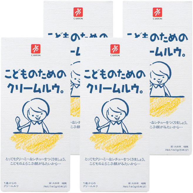 CANYON SPICE 兒童鮮奶油調理塊, 140g, 4盒