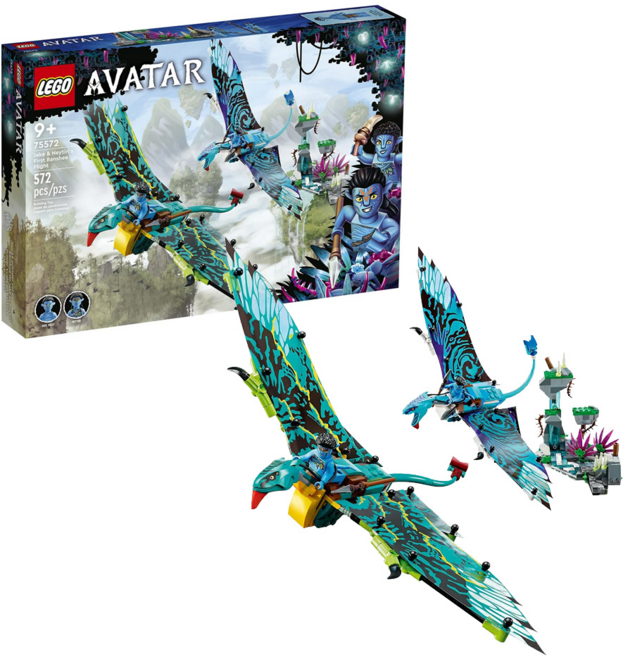 LEGO 樂高積木 75572 Avatar 阿凡達系列 傑克蘇里與奈蒂莉的首次靈鳥飛行 Jake & Neytiri’s First Banshee Flight, 1盒