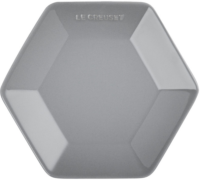 LE CREUSET 六角盤, 1個, 迷霧灰