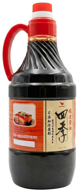 統一 四季 釀造醬油, 1.6L, 1瓶