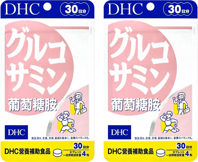DHC 台灣公司貨 葡萄糖胺 30日份, 120錠, 500mg, 2包