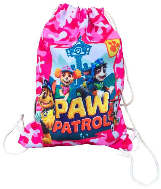 PAW PATROL 汪汪隊立大功 兒童恐龍救難隊主題束口背包