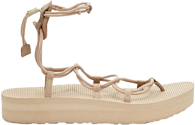Teva WMidformInfinity 休閒涼鞋 奶茶色 織物鞋面, 260mm