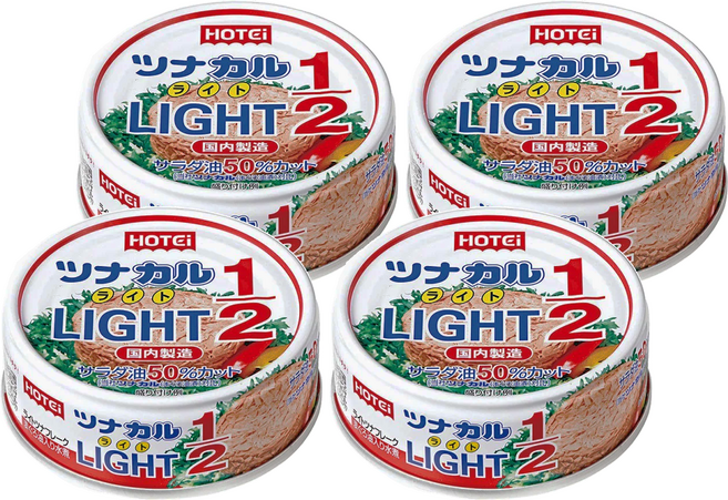HOTEi 薄片鮪魚罐頭, 4個, 70g
