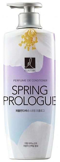 ELASTINE 伊絲婷 春日戀曲奢華香水潤髮乳, 600ml, 1瓶