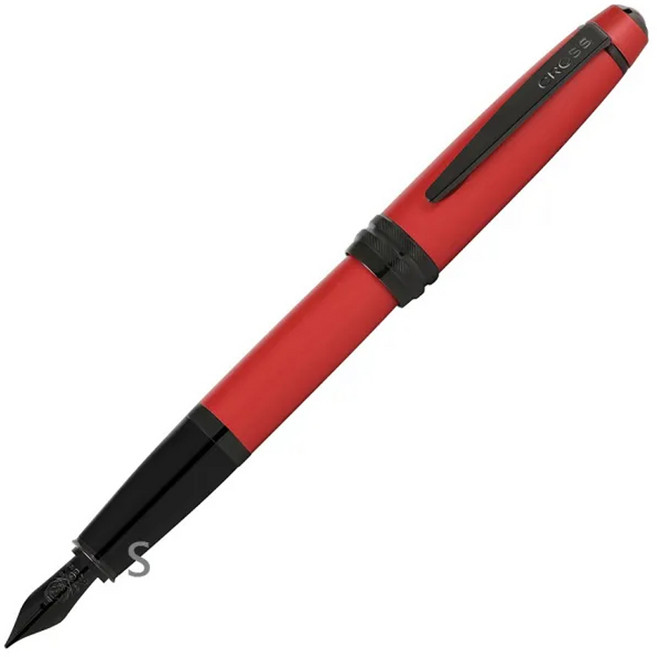 CROSS 高仕 貝禮系列 PVD 鋼筆 AT0456-21FJ F尖, 啞光紅, 1支