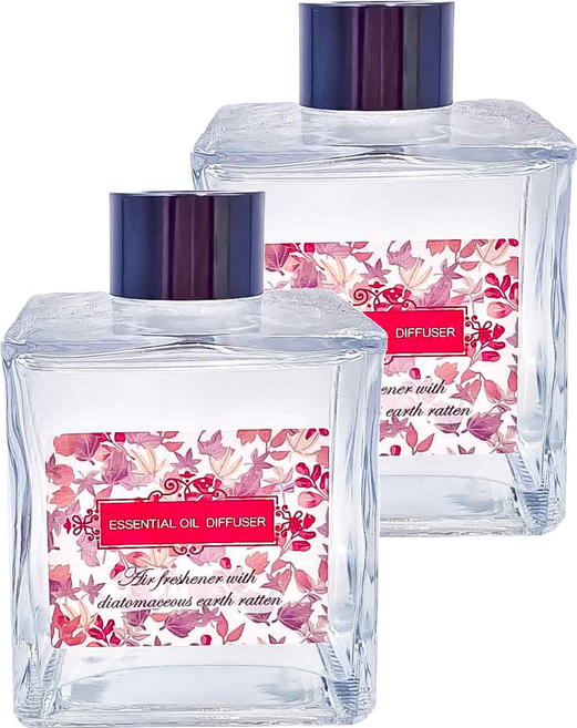QiMart 春花精油擴香瓶, 2瓶, 200ml, 白麝香