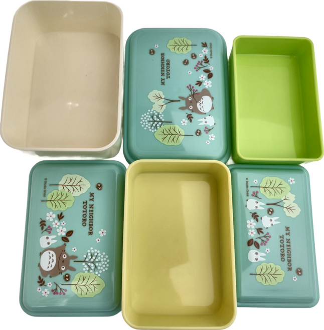 Skater 日本製 龍貓 三合一輕食便當盒 大(540ml) + 中(350ml) + 小(230ml), 1組