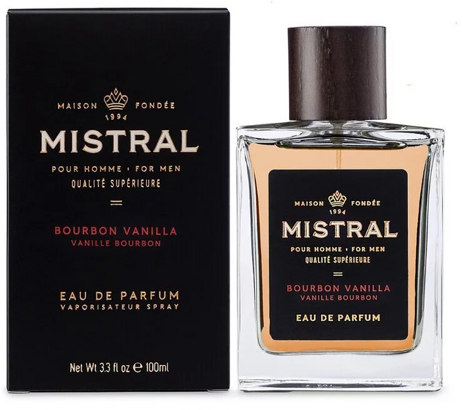 MISTRAL BODY 男性香水 波本威士忌, 100ml, 1瓶