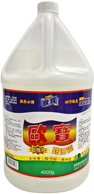 OPEL 歐寶 除油靈, 4kg, 1桶