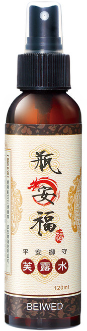 BEIWED 貝薇美學 瓶安福 平安御守芙露水, 檀木香調, 120ml, 1瓶