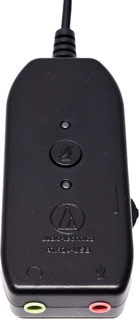 audio-technica 鐵三角 ATR2x-USB 3.5mm 轉USB 數位音訊轉換器 原廠保固, 黑色, 1個