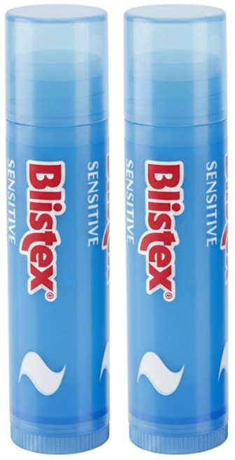 Blistex 碧唇 舒敏修護潤唇膏, 2個, 4.25g, 無色/無味
