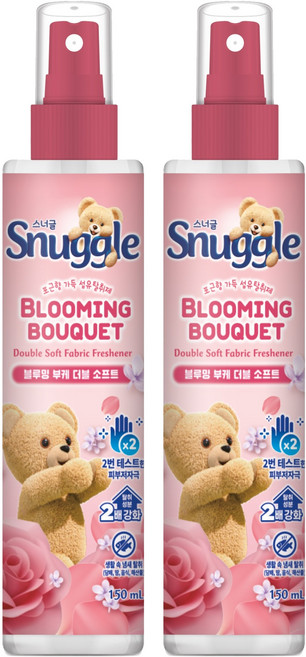Snuggle 熊寶貝 衣物香氛噴霧 綻放花束 正裝, 150ml, 2個, 木質香