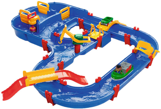 AquaPlay 進階版漂漂河 水上樂園玩具, 多色, 1組