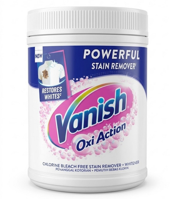 Vanish 漬無蹤 超強萬用潔白去漬霸, 900g, 1罐
