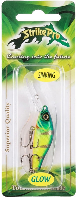 Strike Pro 胖胖米諾 Archback 硬餌 假餌 EG-125E-S 沉水 3.5cm A47FL, A47FL 混合顏色, 2.5g, 1個