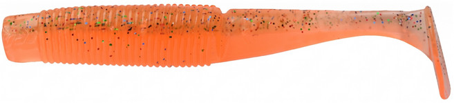 DAIWA 大和 軟蟲 BaitJunkie MINNOW YABBIE UV 3.2吋, 橘色, 1個