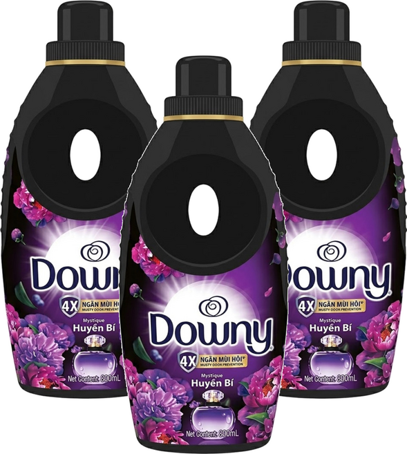 Downy 柔軟精 黑, 800ml, 3瓶