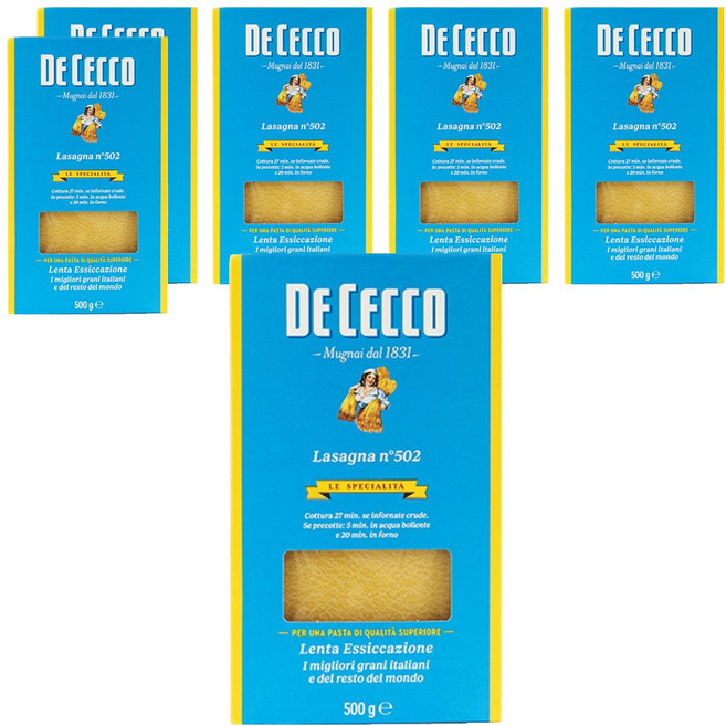 DE CECCO 得科 千層麵, 6個, 500g