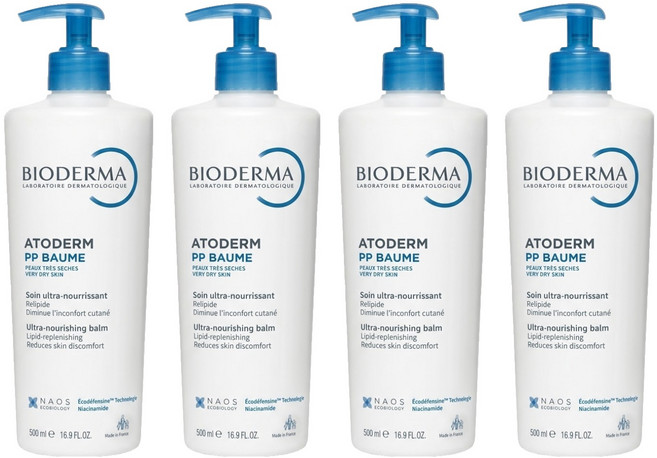 BIODERMA Atoderm舒益PP修護滋養乳, 500ml, 4組