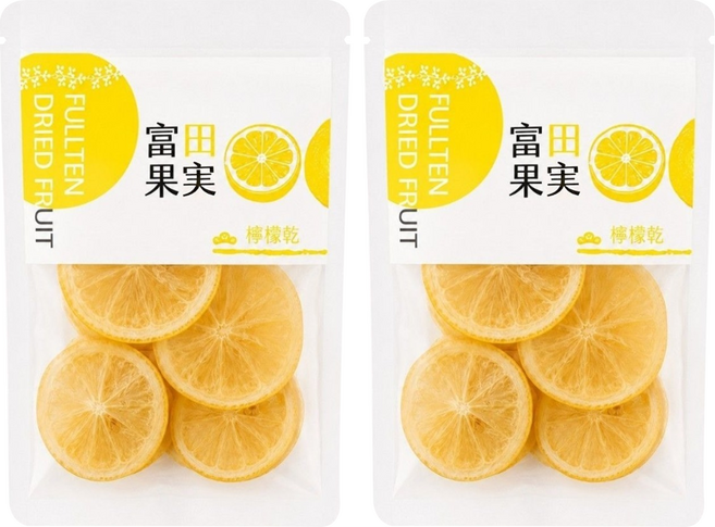 FULL TEN 富田 檸檬干, 2個, 65g