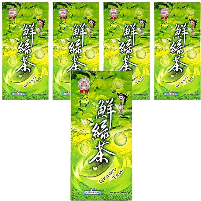 天仁茗茶 鮮綠茶, 150g, 1盒, 5盒