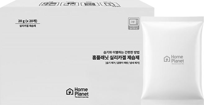 Home Planet 矽膠乾燥劑 20包, 400g, 1盒