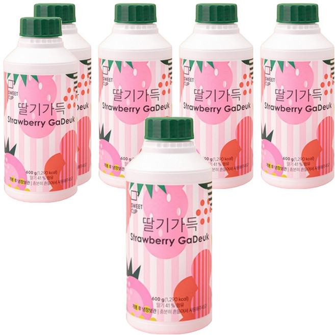 SWEET CUP 滿滿草莓, 600g, 6個