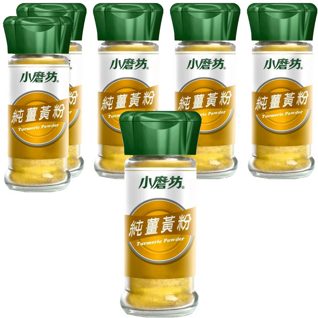 小磨坊 純薑黃粉, 34g, 6瓶