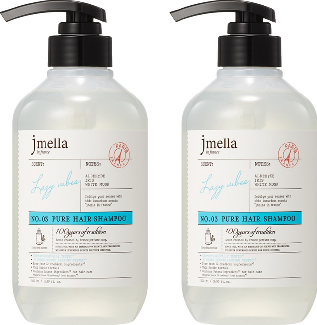 jmella 迪士尼公主系列香氛洗髮精 白麝香, 500ml, 2瓶