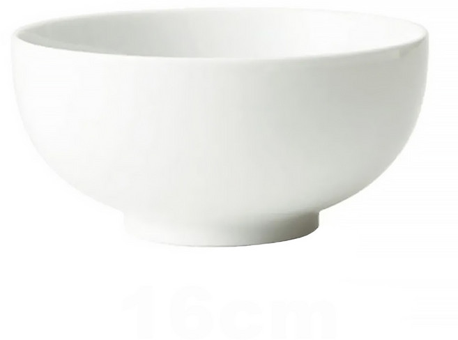 ODA POTTERY 小田陶器 美濃燒 小田陶器 中缽 13cm 13.2 x 6.5cm 500ml, 白瓷, 1個