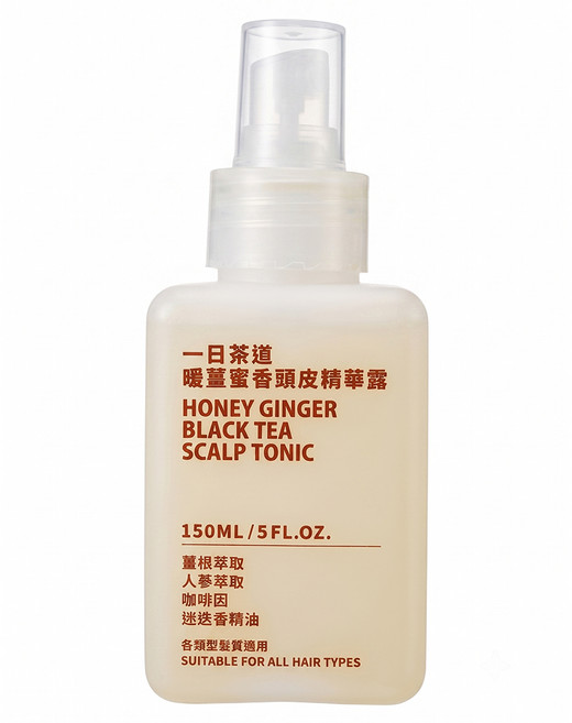 TEAORY 一日茶道 頭皮精華露 暖薑蜜香, 1個, 150ml
