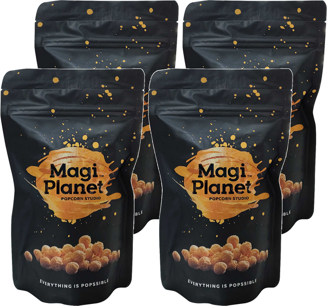 Magi Planet 星球工坊 爆米花 玫瑰鹽焦糖Crystal Salted Caramel, 110g, 4包