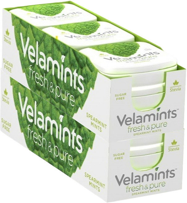 Velamints 清新純淨無糖薄荷糖, 18個, 20g