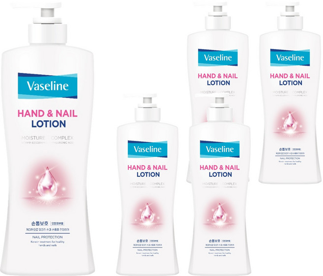 Vaseline 凡士林 護手霜和指甲油, 450ml, 5個