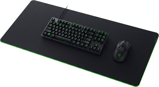 RAZER 雷蛇 Gigantus 巨甲蟲 V2 電競滑鼠墊 (XXL) 黑色 1個 RZ02-03330400-R3M1